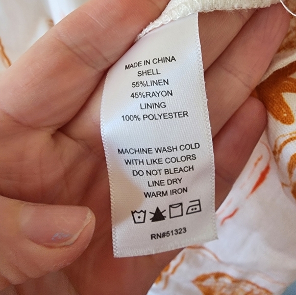 Cece New York Linen Blend Tiered Maxi Sundress M - Picture 5 of 6